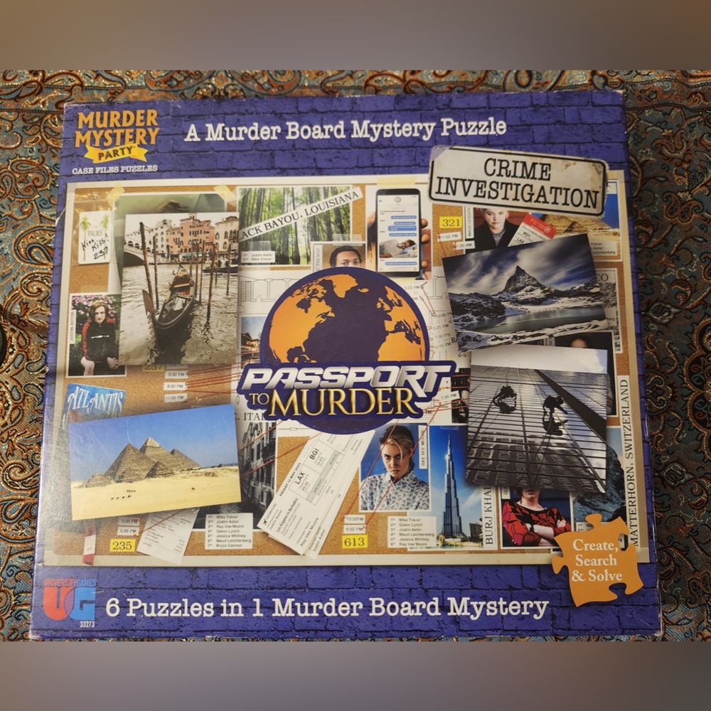 Passport to Murder Mystery Puzzle